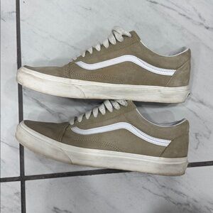 Vans HEIQ Eco Dry Beige Suede Sneakers